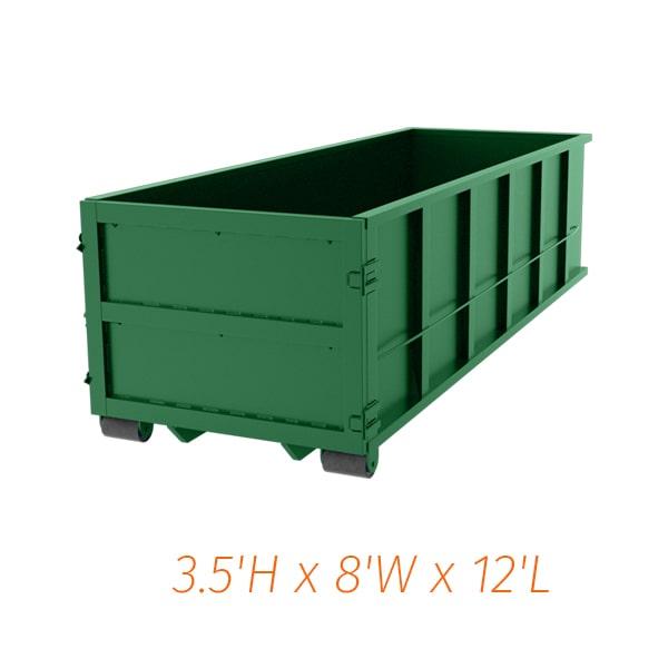 the weight capacity of a ten yard dumpster typically ranges from 1 to 3 tons